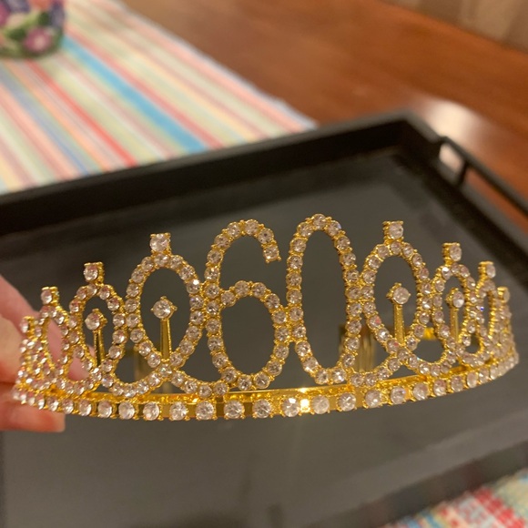 Accessories - Gold 60th Birthday Tiara